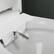 Alt View 6. Famapy - Touchless Smart Toilet with Auto Lid & Auto Flush, Adjustable Bidet Wash, Heated Seat, Warm-Air Dryer, Emergency Flush - White.