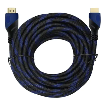Front. Stock Preferred - 25ft HDMI 1.3 High-Speed Cable - Black,Blue.