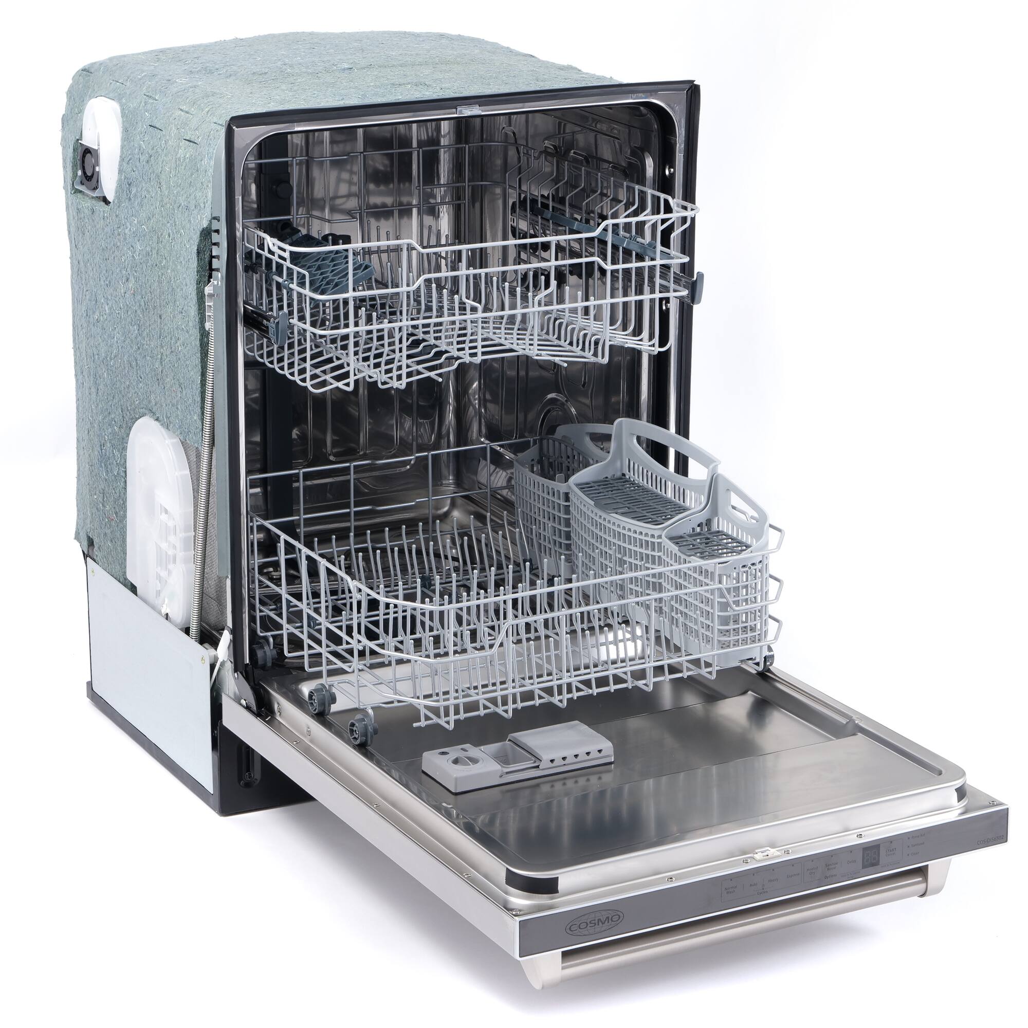 Alt View 6. COSMO - COS-DIS6502 24 in. Top Control Built-In Tall Tub Dishwasher in Fingerprint Resistant - Stainless Steel.