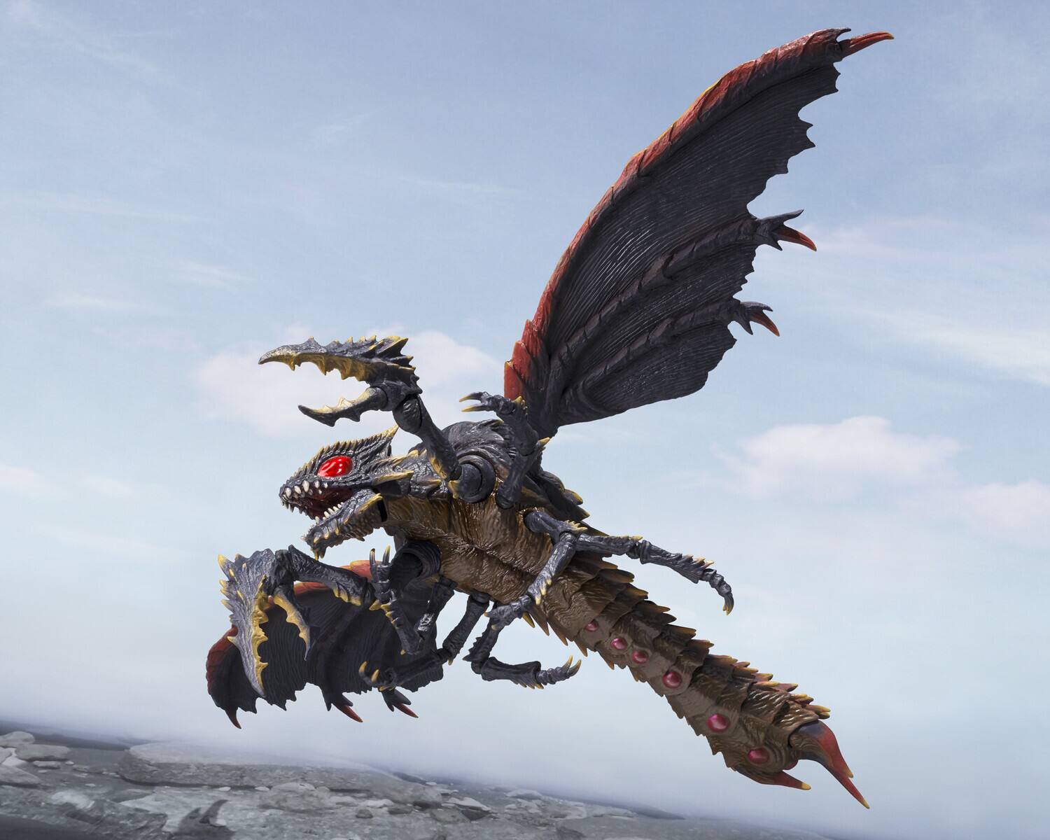 Alt View 3. PopMarket - Tamashii Nations - Godzilla - S.H.MonsterArts - Megaguirus Evolution Set   - COLLECTIBLES - Multicolor.