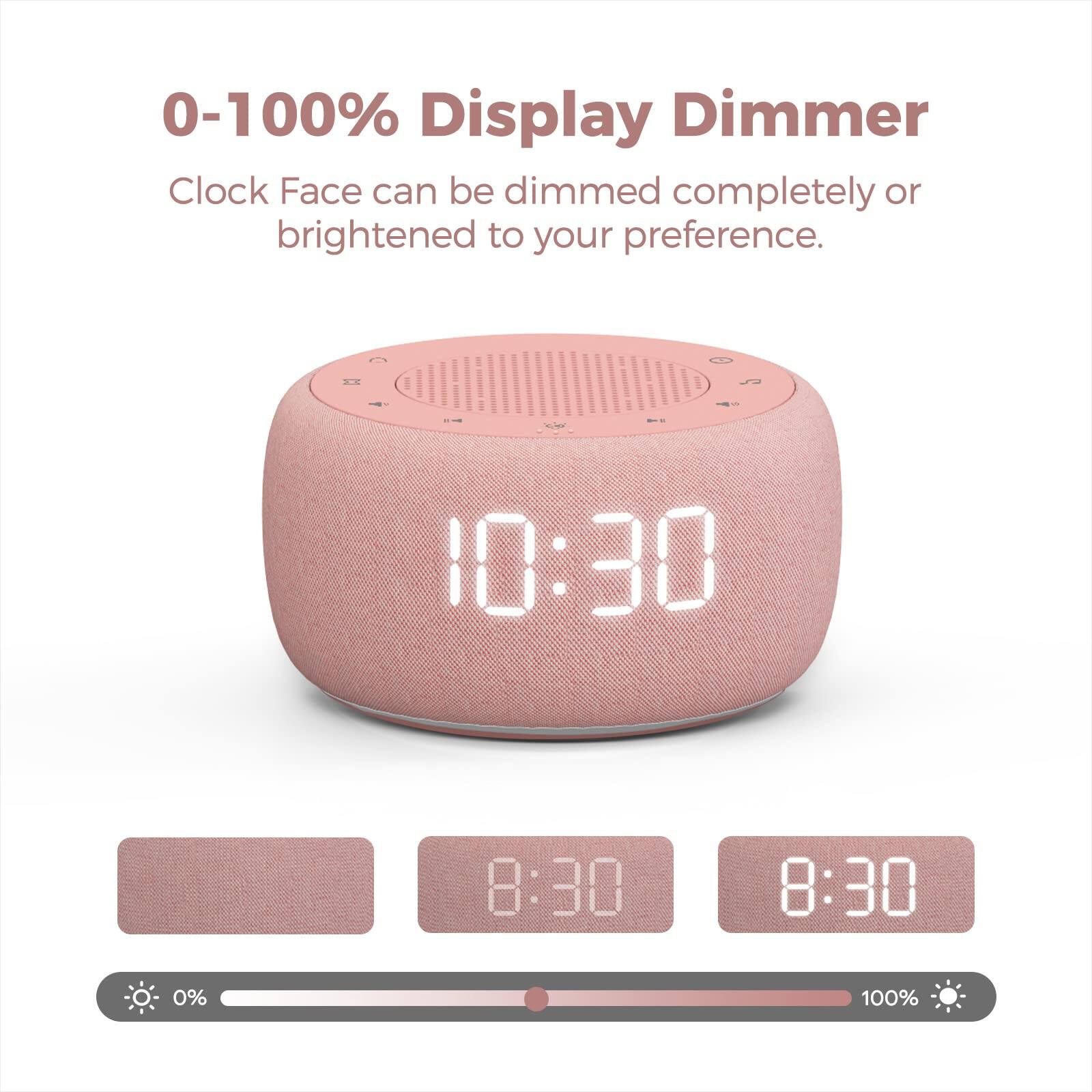 0-100% Display Dimmer  
Clock Face can be dimmed completely or brightened to your preference.