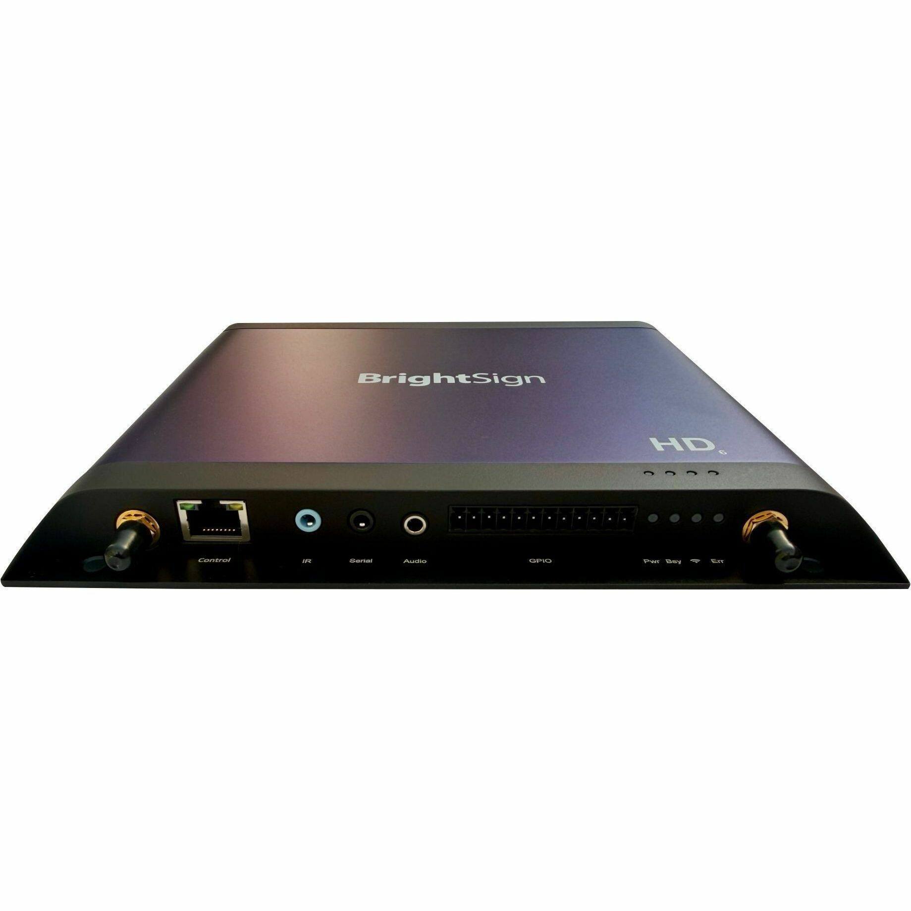 BrightSign HD AR5 a de Cnero an Sarta | SPIC mw Saa - Sun