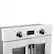 Alt View 5. Forno Appliances - Asti 30" 3.68 Cu. Ft. Electric True Convection Single Wall Oven with French Doors - White.