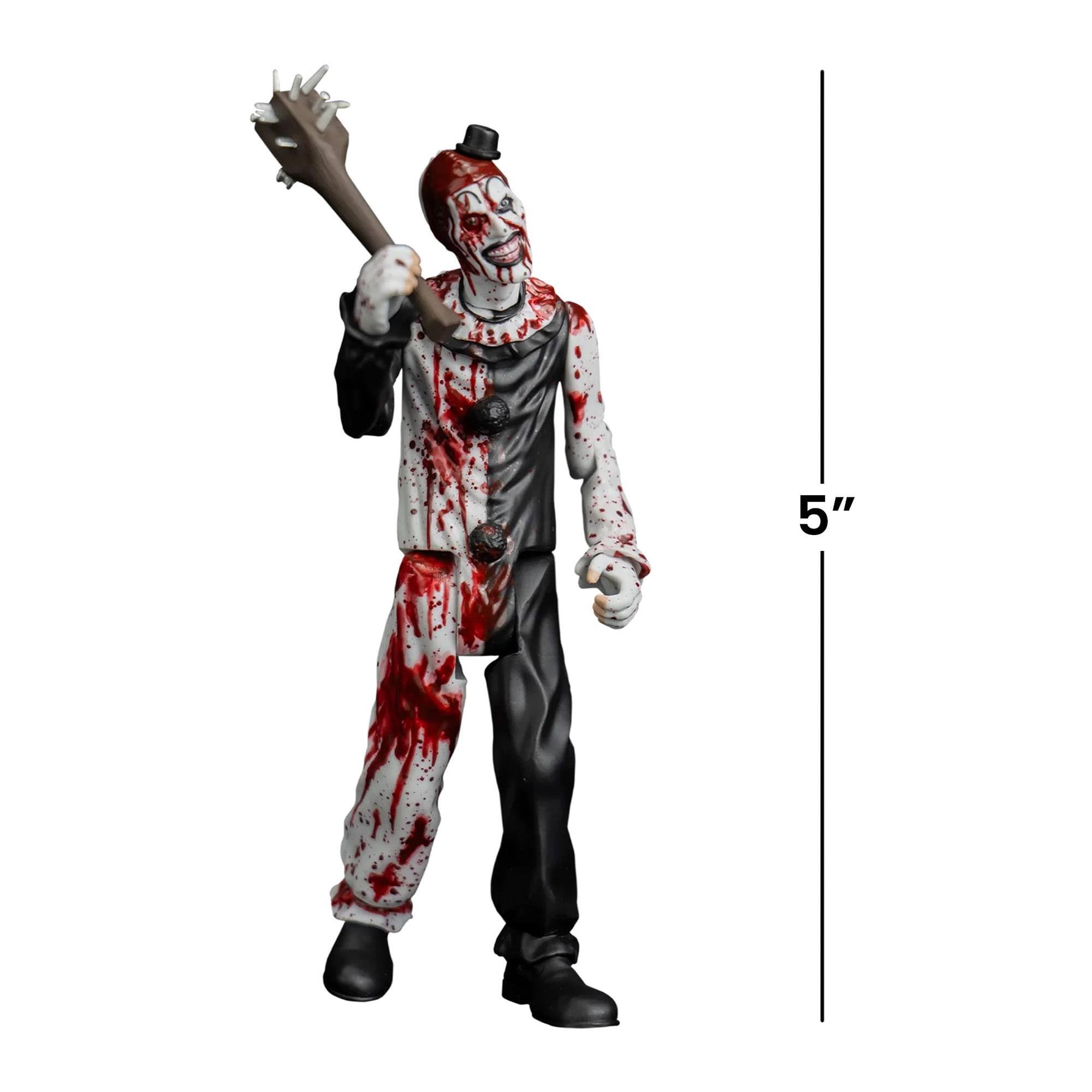 Alt View 5. Trick or Treat Studios - Terrifier 2 5 Inch Action Figure | Eye Popping Art the Clown - Multi-Colored.