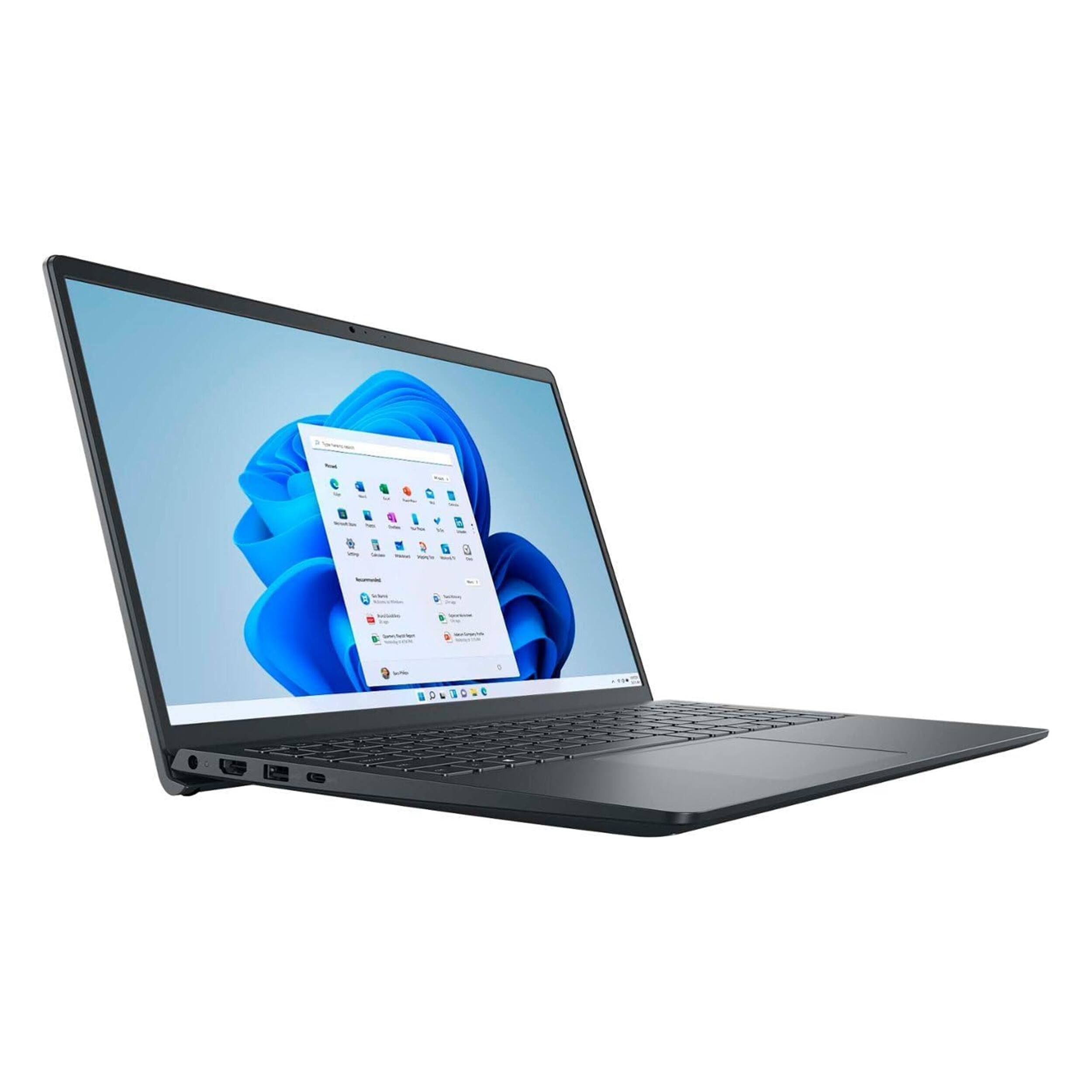 Alt View 3. Dell - Dell Inspiron 15.6" FHD Touchscreen Laptop,AMD Ryzen 5 7530U,16GB RAM,1TB SSD,AMD Radeon Graphics,Win 11 Pro,Black - Black.