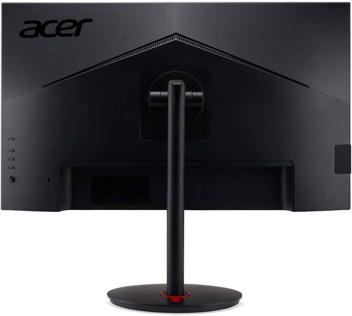Back. Acer - Nitro XV272U RVBMIIPRX 27" LCD Gaming Monitor 170Hz 2560x1440 IPS 1ms 400Nit HDMI - Black.