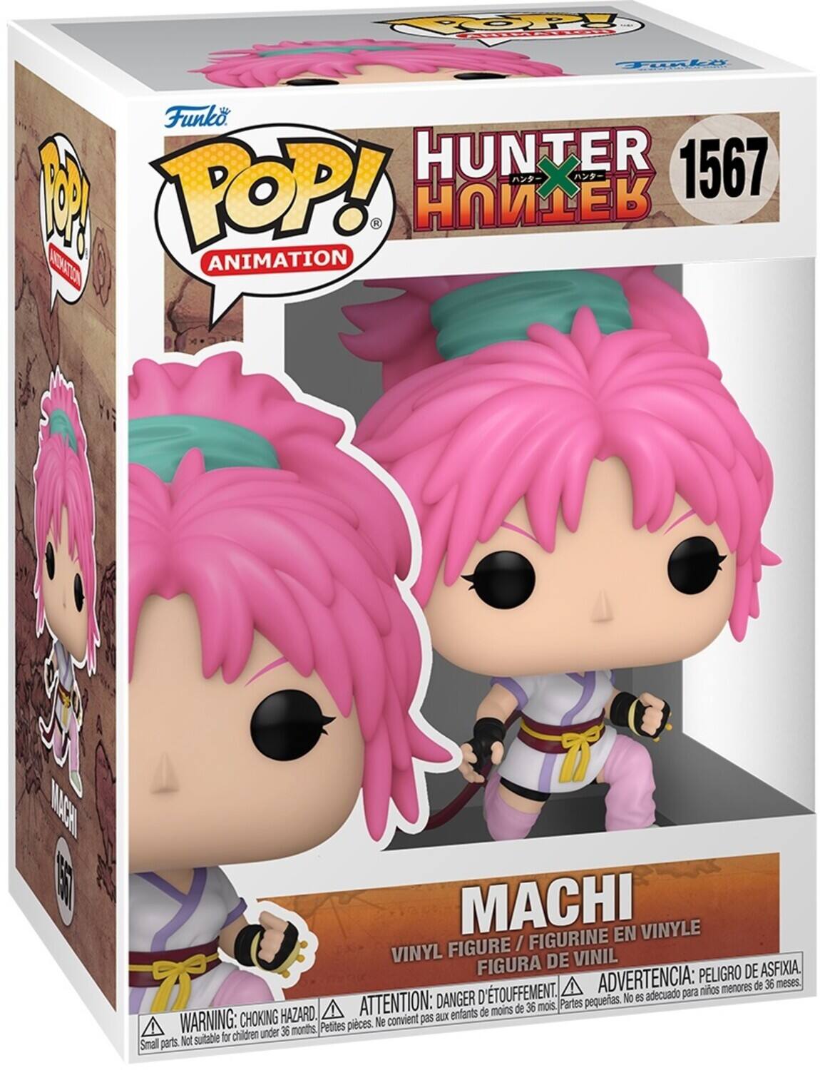 COPY il Tly so Funko HUNTER  X  1567 A POP! - ANIMATION  MACH E MACHI FIGURINE EN VINYLE FIGURE / VINYL DE VINIL FIGURA PELIGRO DE ASFIXIA. D'TOUFFEMENT. ADVERTENCIA: nios menores de 36 meses. DANGER No es adecuado para ATTENTION: de 36 mois, Partes pequeras. HAZARD. enfants de moins WARNING: CHOKING convient pas aux Petites pieces. Ne for children under 36 months Smal parts. Not suitable