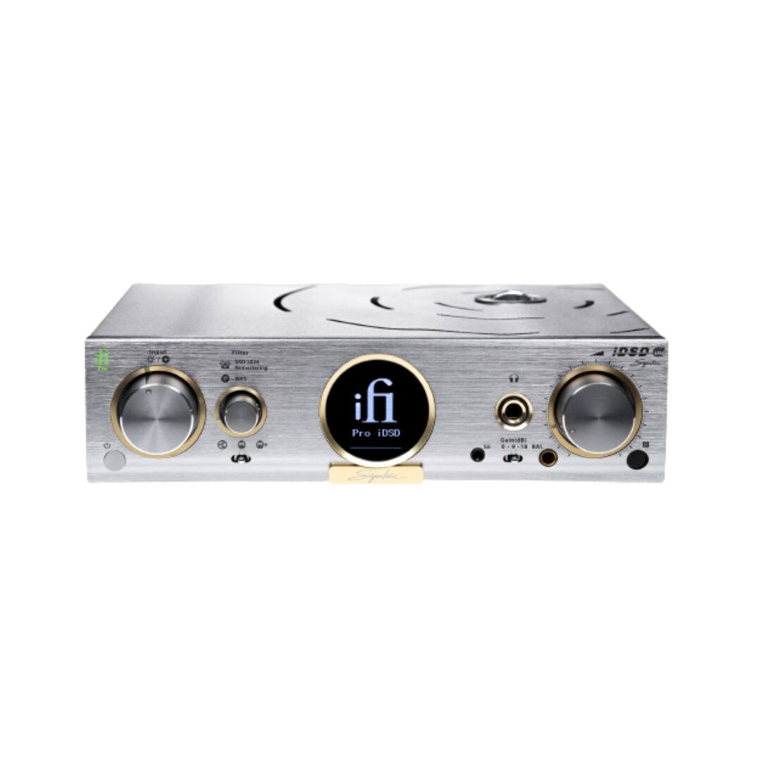 iFi Audio - Pro iDSD Signature - Desktop DAC/Tube/Solid State/Headphone Amplifier - Silver