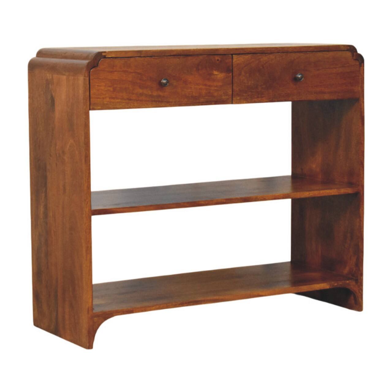 Angle. Artisan Furniture - Artisan Furniture Solid Wood Ellington Console Table - Brown.