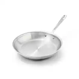 All Clad - All-Clad 12" Stainless Steel Fry Pan, 3-Ply Bonded Cookware - Silver