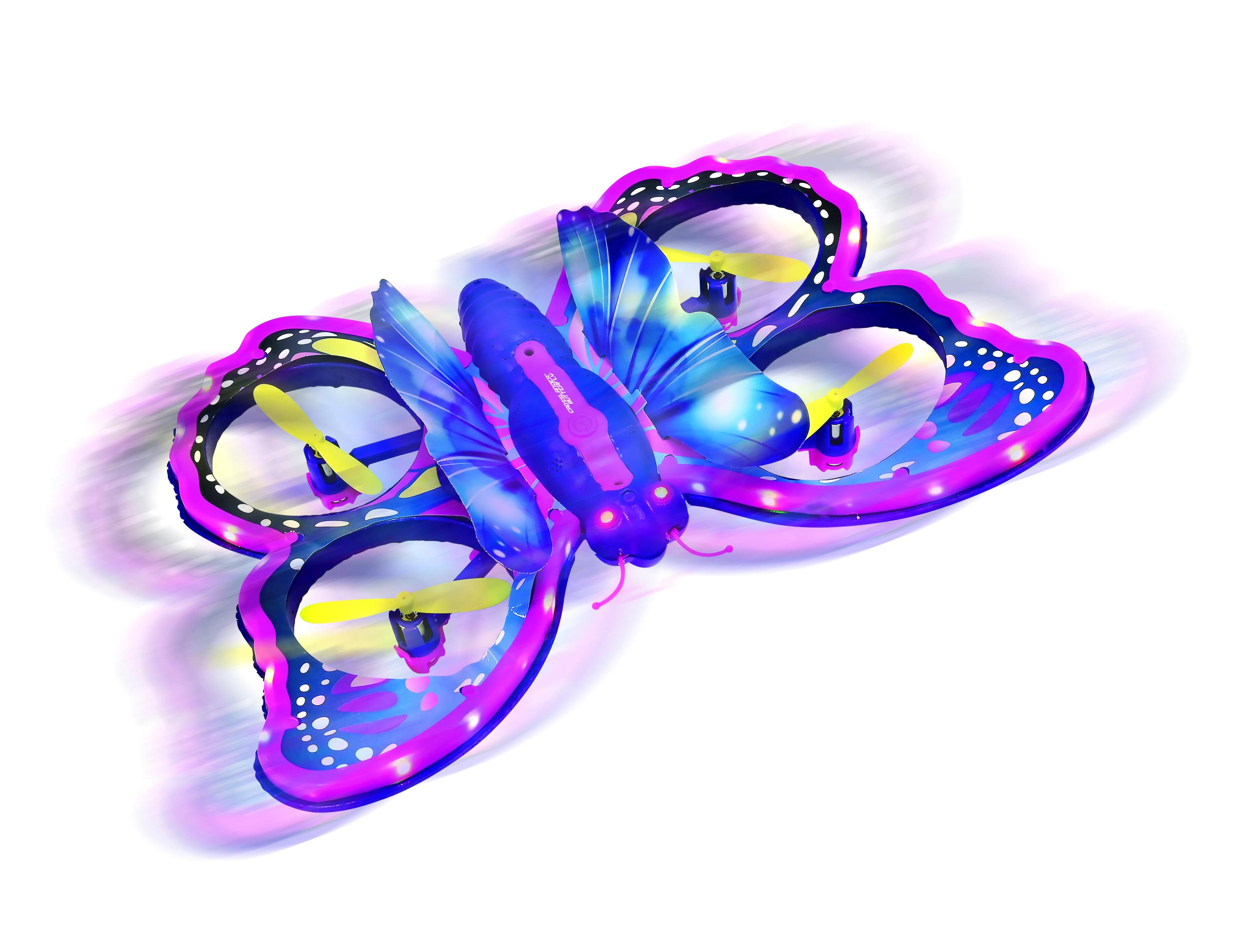 Alt View 4. Lexibook - Crosslander Butterfly Remote-Controlled Flying Toy with Gesture.