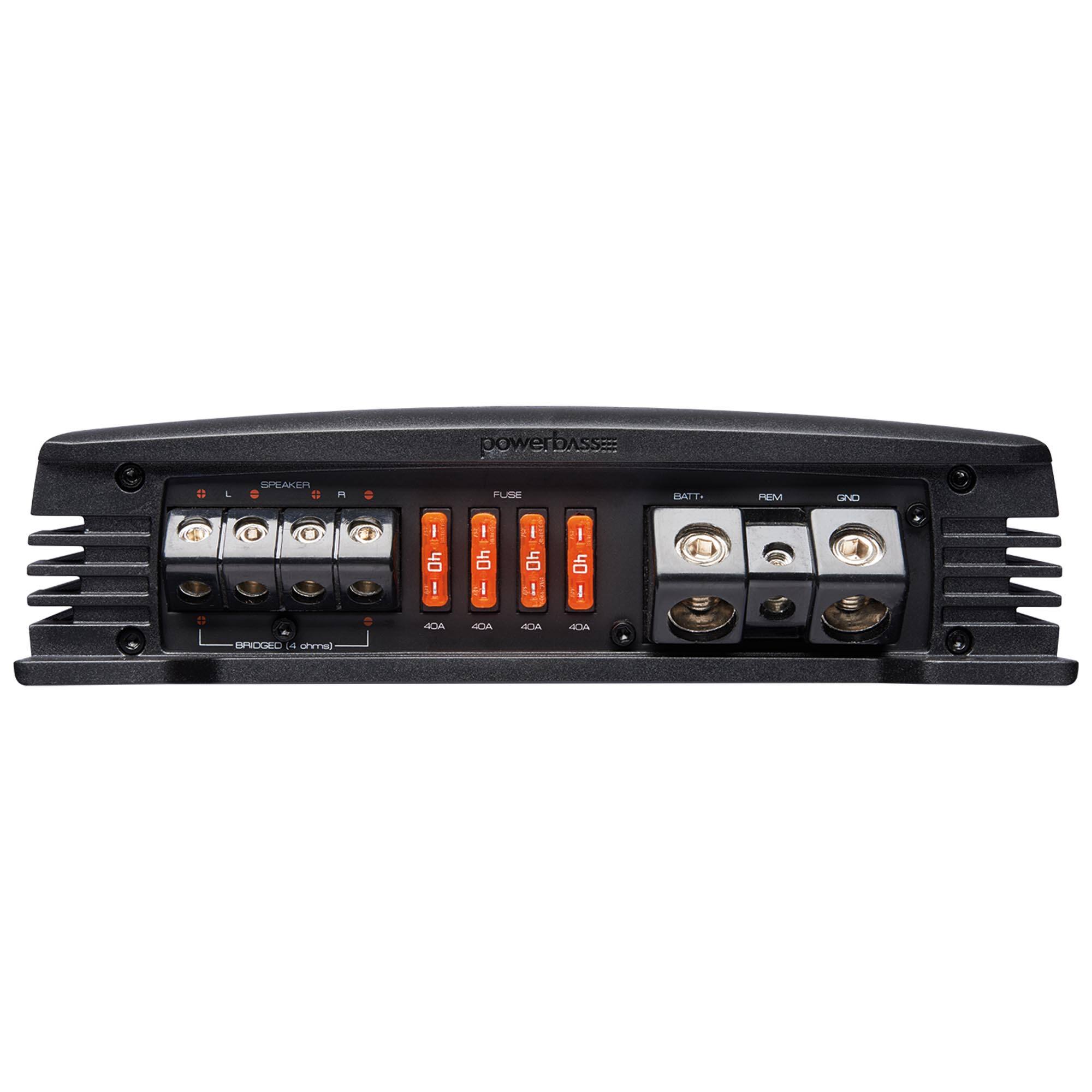 powerbAss=  
- SPEAKER = L R  
- BATT: PEM GND  
- FUSE: 0 1 2 3 4 5 6  
- SA DROGED 4 ohm