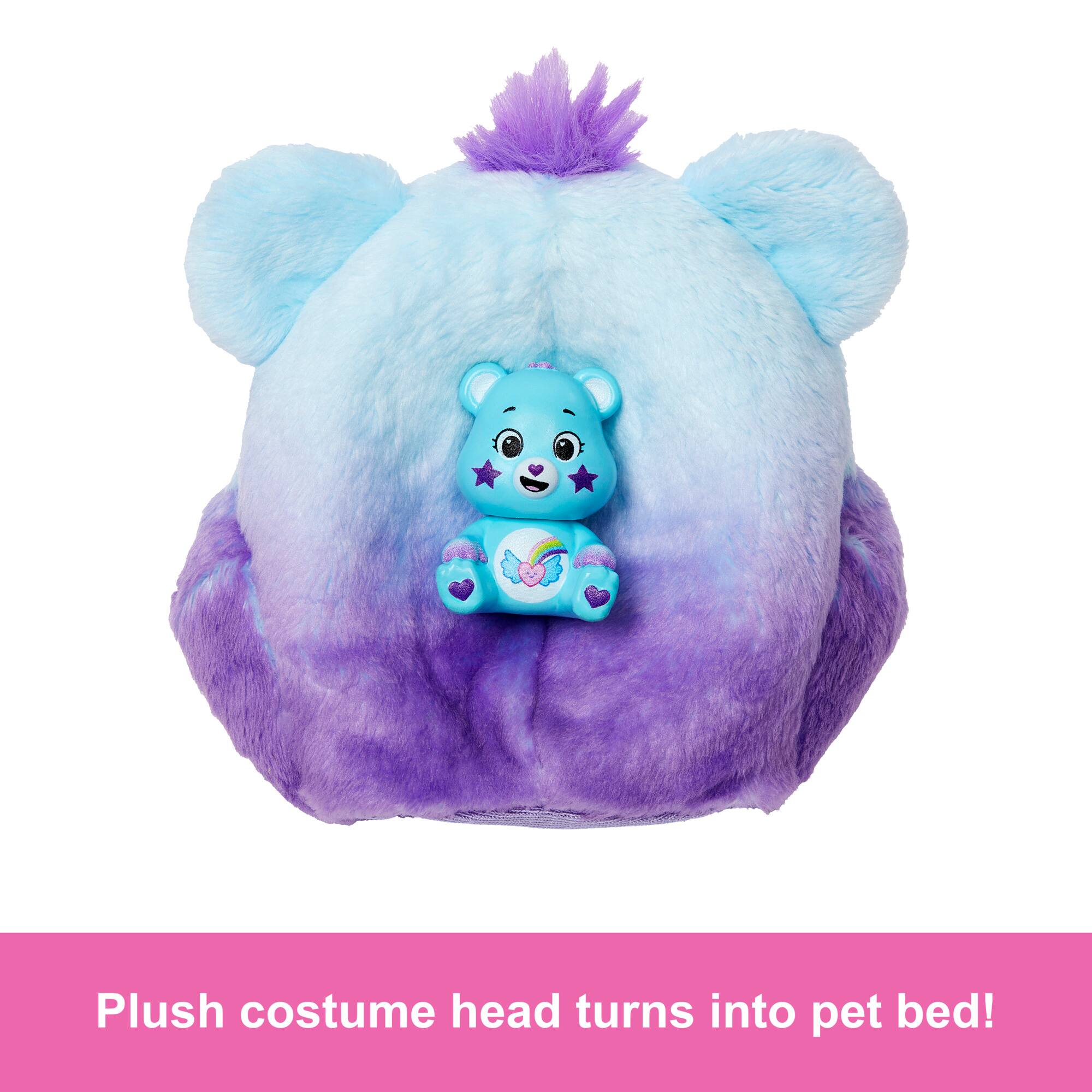 Plush costume head turns into pet bed!