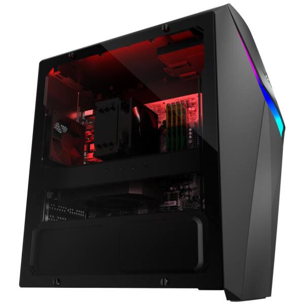 Alt View 4. ASUS - ROG Strix Intel Core i5-11400F 2.6 GHz 8GB DDR4 512GB SSD NVIDIA GeForce RTX 3050 Windows 11 Home Gaming Desktop - Gray.