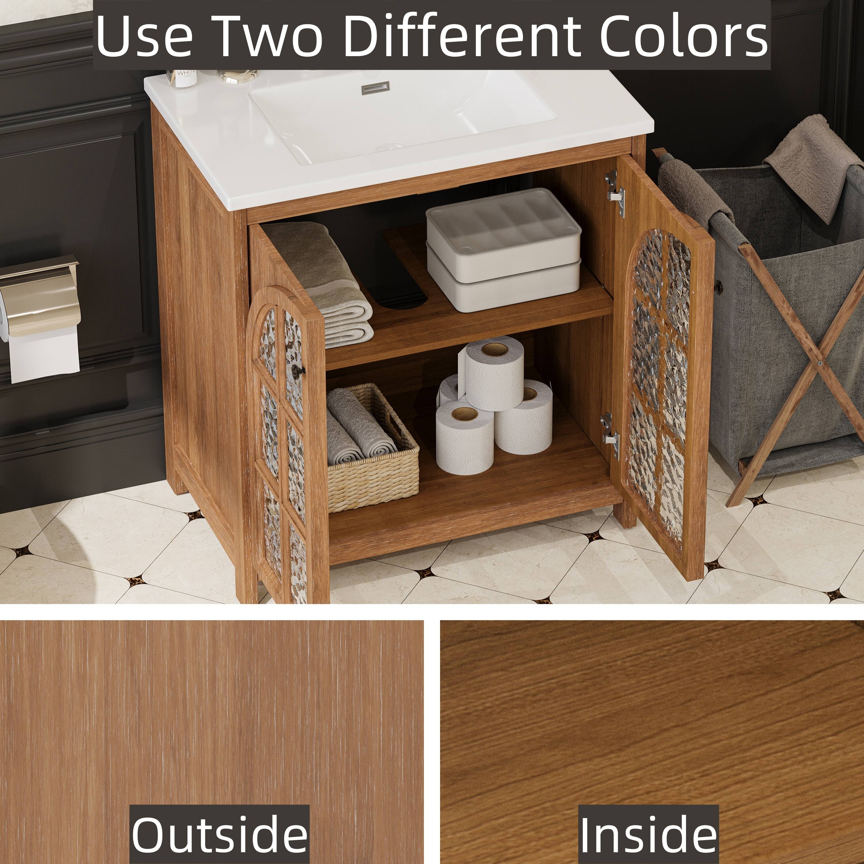 Use Two Different Colors

Outside

Inside