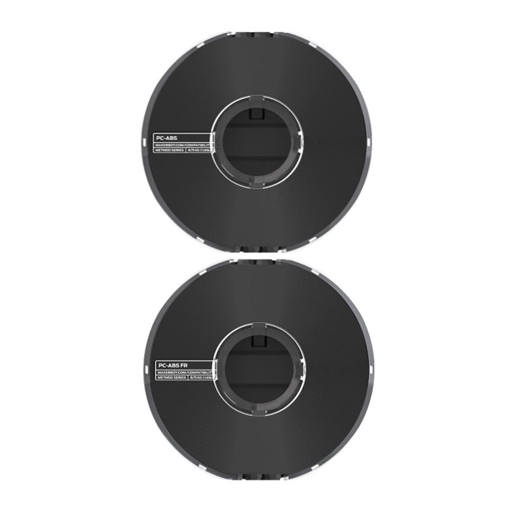 MakerBot - Method X 3D PC-ABS Filament (Black, 1.39lb) & PC-ABS FR (Black, 1.56lb)