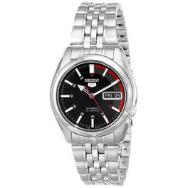 Seiko - Men's Series 5 Dial Watch - SNK375K1 - Black