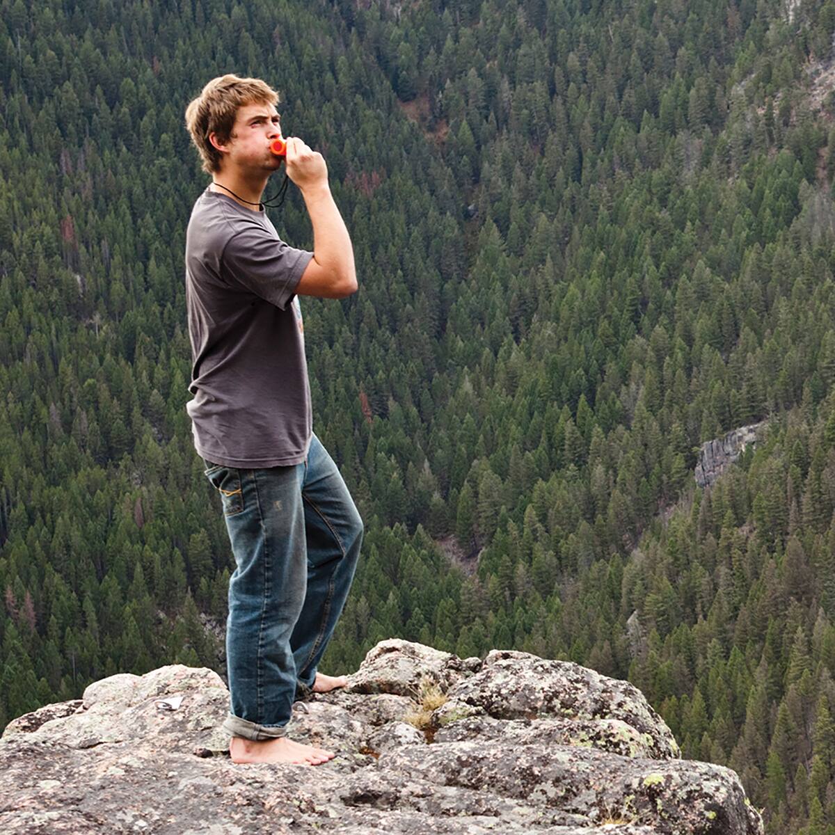 Alt View 2. Coghlan’s - Coghlan's Emergency Survival Horn Animal Alert for Hiking Camping Rescue Whistle - Orange.