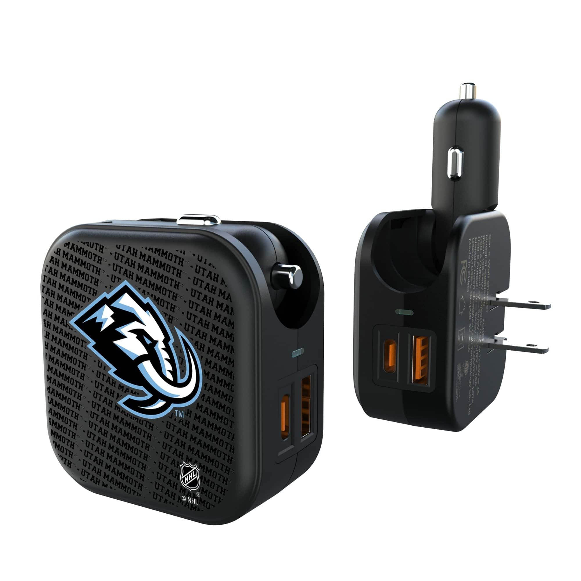 Keyscaper - Utah Mammoth 2-in-1 USB A/C Charger - Black price history on PriceWatchPro