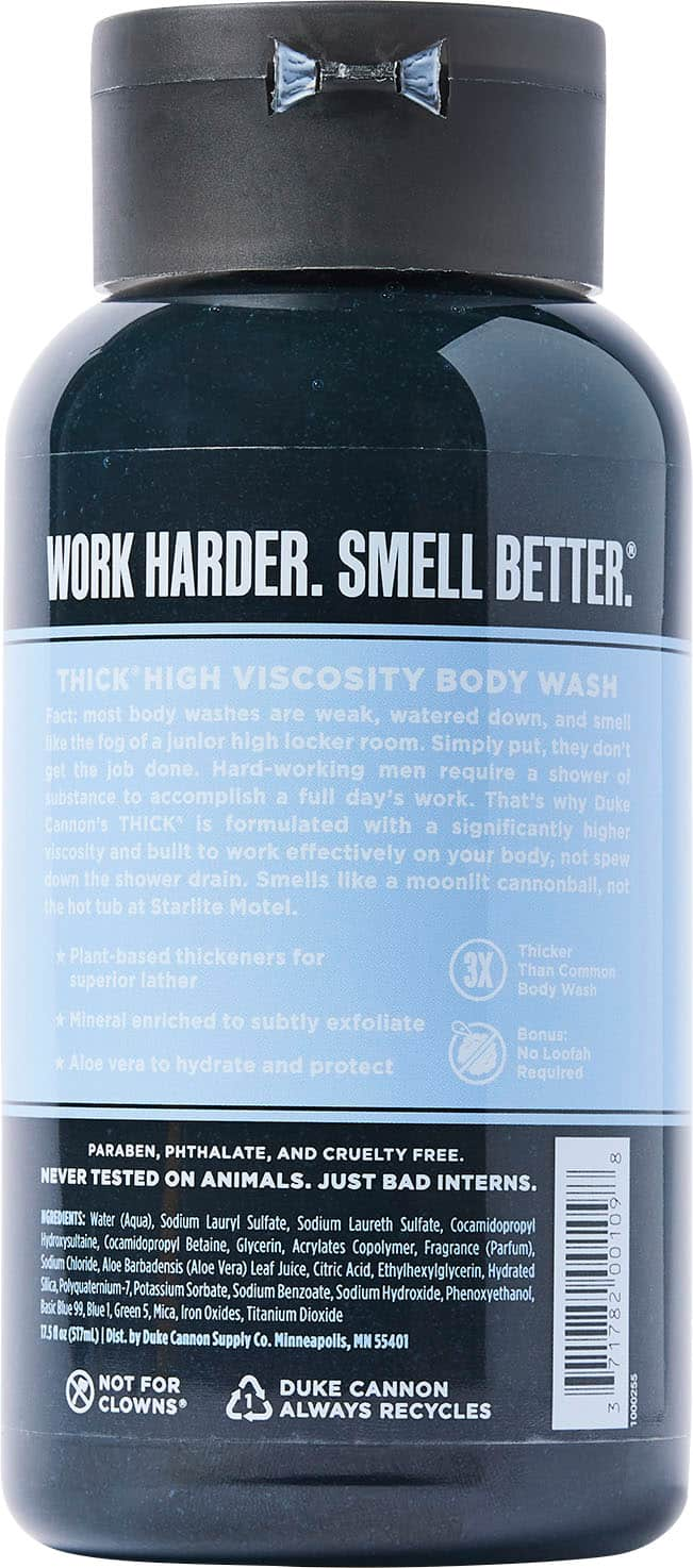 Duke Cannon Thick High Viscosity Body Wash Midnight Swim 1000118 - Best Buy