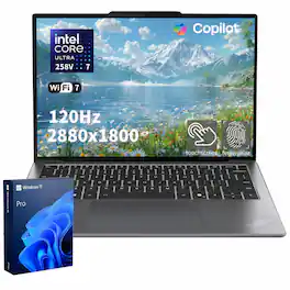 Lenovo - Upgraded - ThinkPad X9-14 14" WQXGA Touch Laptop - Intel Core Ultra 7 258V - 32GB RAM 512GB SSD - Fingerprint Reader & Backlit KB - Gray