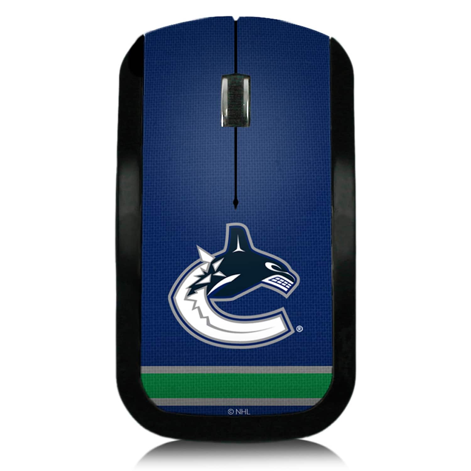 Keyscaper - Vancouver Canucks Stripe Wireless Mouse - Wireless - Multicolor