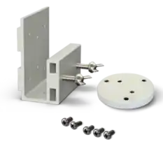 Angle. Swann - Outdoor Gutter / Fence Mount for Swann Wire-Free Cameras & Solar Panels - White.