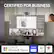 CERTIFIED FOR BUSINESS
- Certified for Microsoft Teams
- Zoom Certified
- works with Google Meet
- works with chromebook