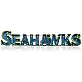 Imperial - Seattle Seahawks 8.75'' x 57.75'' Lighted Recycled Metal Sign - Multicolor