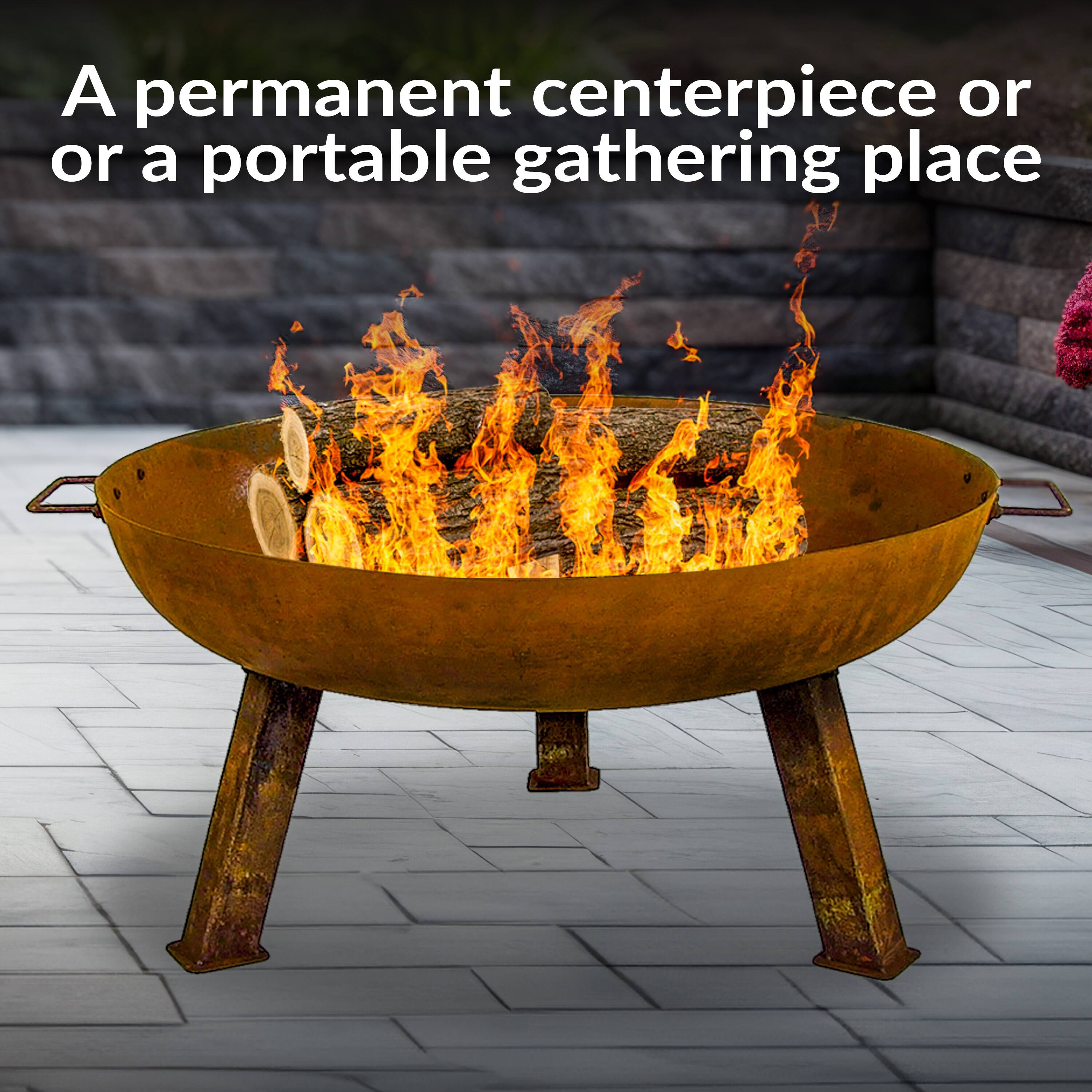 A permanent centerpiece or a portable gathering place