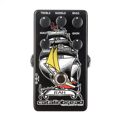 TREBLE MIDDLE BASS MASTER GAIN 9VDC + RAH catalinbread MECHANISMS OF MUSIC