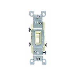Leviton - Quiet 3-Way Toggle Switch 15A 120V CSA - Ivory