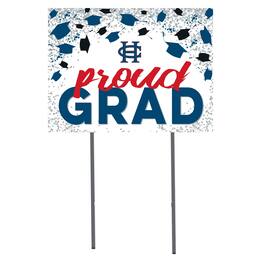 Jardine - Hanover Panthers 18" x 24" Proud Grad Yard Sign - White