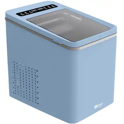 Front. Orgo - Orgo The Maverick Countertop Ice Maker, 23 lbs. in 24 hours, TMT1653 - Blue.