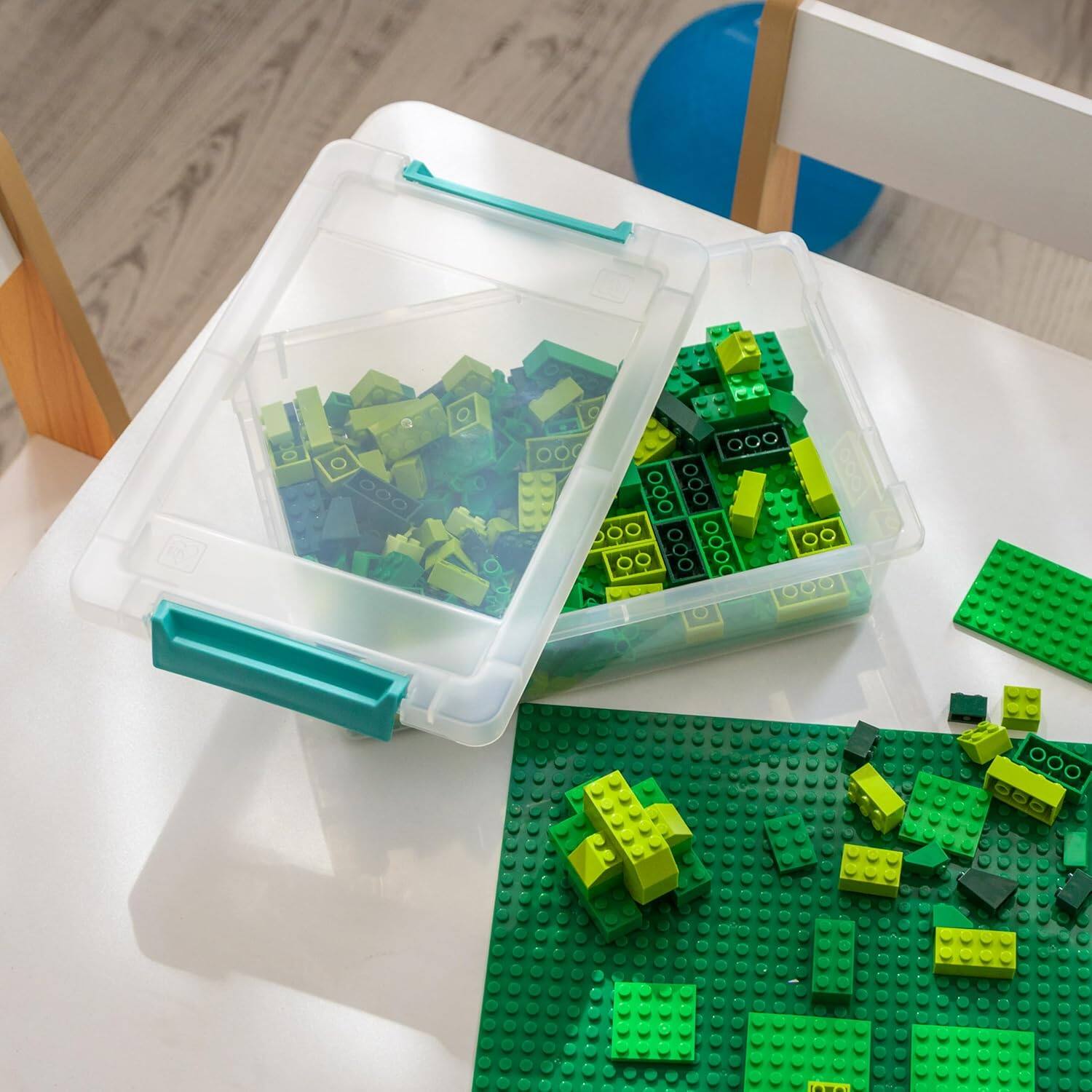 Alt View 4. IRIS USA - IRIS USA Plastic Storage Bins Containers with Lids, Sensory Bin, Craft Storage, Craft Organizers and Storage.