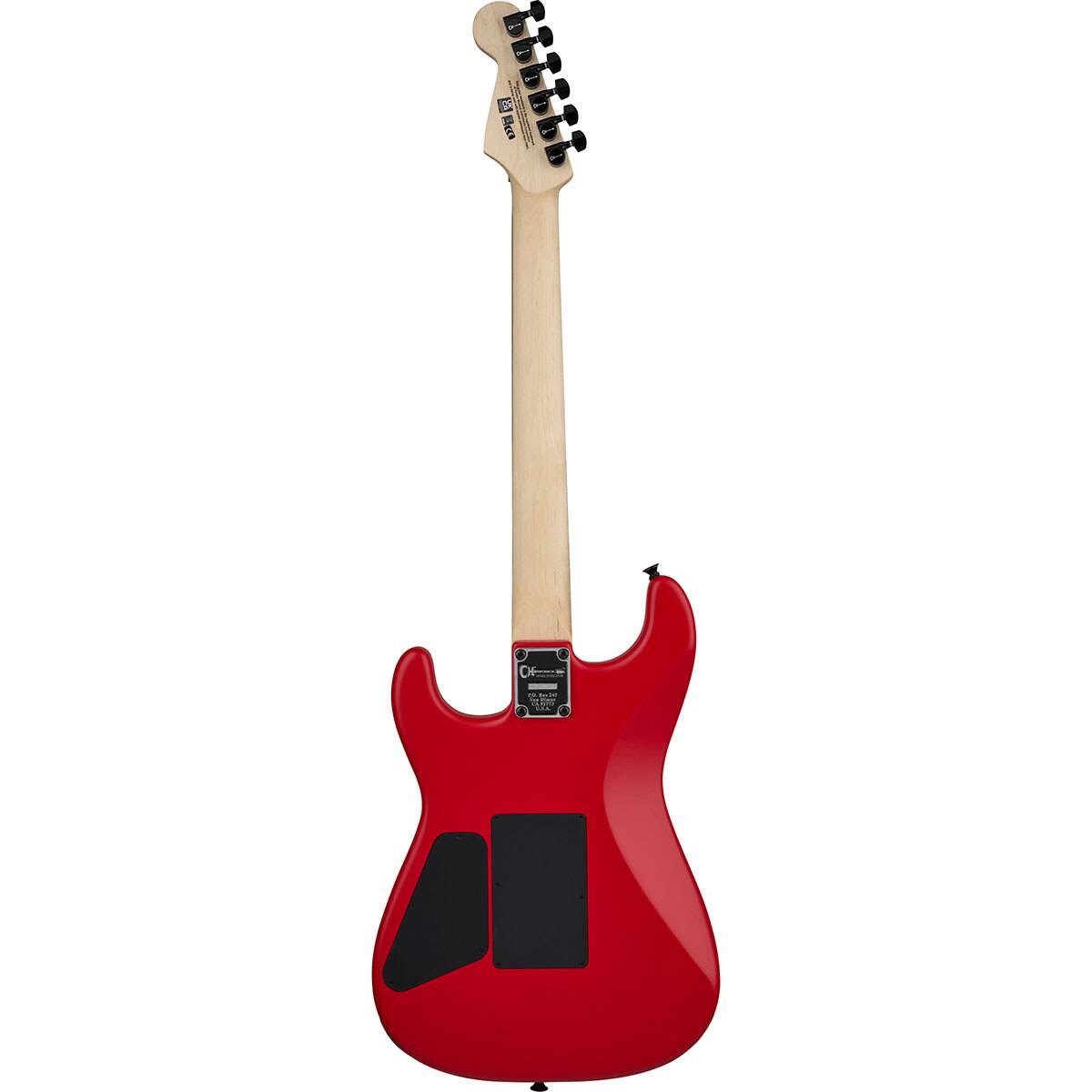 Alt View 1. Charvel - Charvel Pro-Mod Series San Dimas Style 1 HH FR RW Electric Guitar, Satin Ferrari Red.