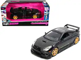 Toyota Celica GT-S Hood and Sunroof "Maisto Design Tokyo Mod" Series 1/24 Diecast Model Car by Maisto - Black With Carbon