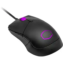 Cooler Master - MM310 Gaming Mouse 12000 dpi - USB Type A - 6 Button(s) - RGB Scroll Wheel - Ambidextrous Design - Wired - Black
