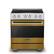 Front. Viking - 3-Series Induction Self-Clean Range - Golden Hour.