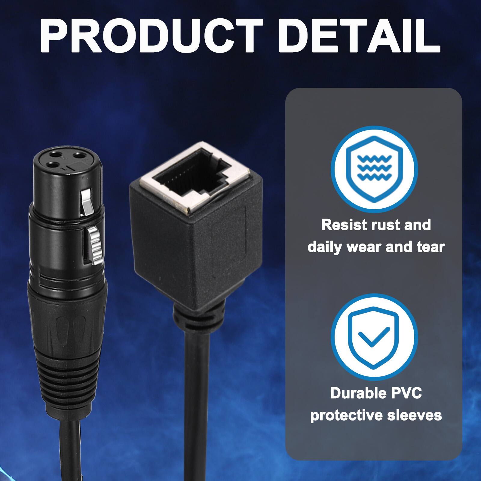 PRODUCT DETAIL

- Resist rust and daily wear and tear
- Durable PVC protective sleeves