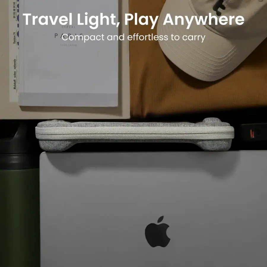 Travel Light, Play Anywhere. Compact and effortless to carry.