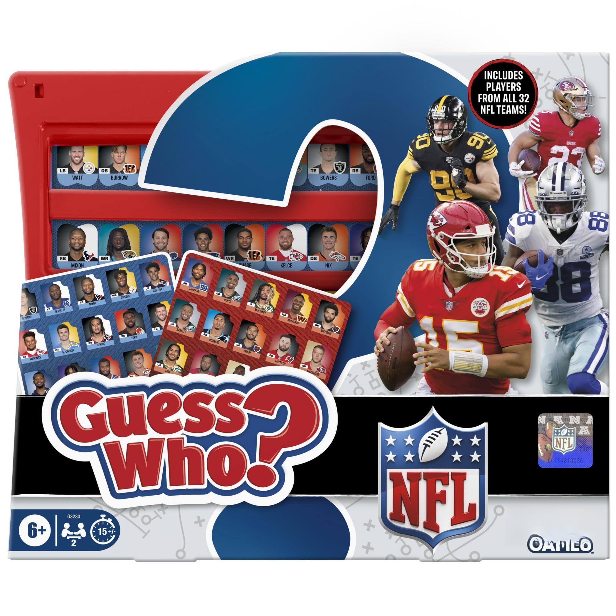 INCLUDES PLAYERS FROM ALL 32 NFL TEAMS!

Guess Who?

6+ 2 15+