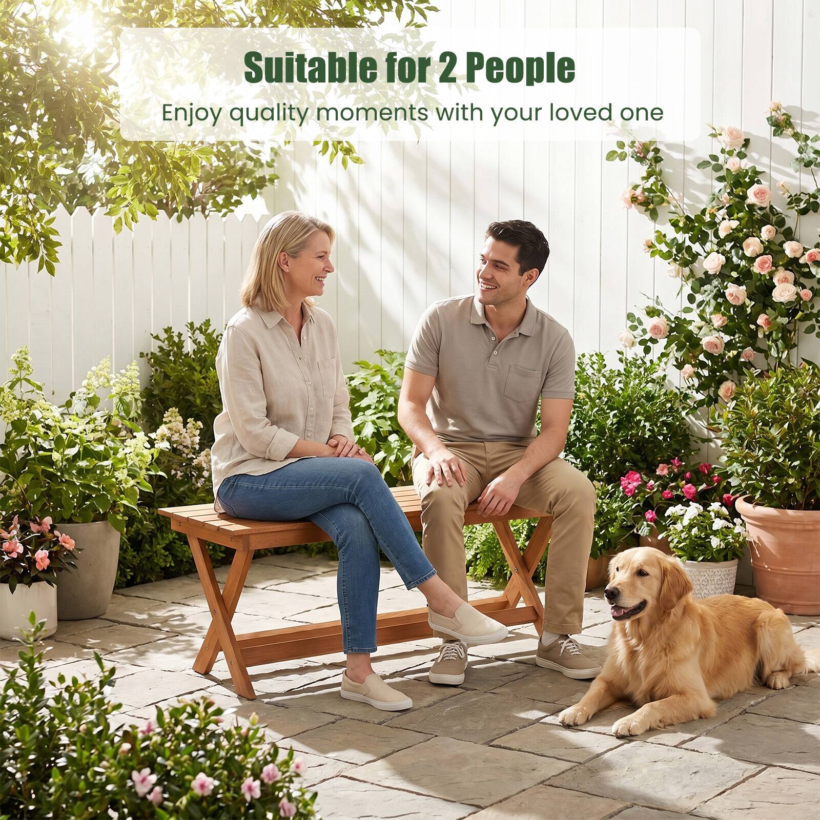 Suitable for 2 People  
Enjoy quality moments with your loved one