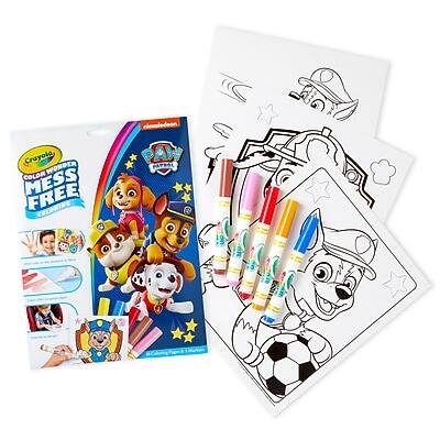 Crayola Wonder W Mess Free Coloring Paw Patrol

Includes:
- 6 Mess Free Markers
- 2 Coloring Pages
- 1 Sticker Sheet