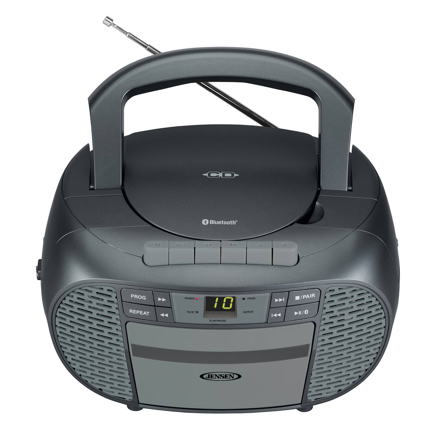 CD  
Bluetooth  

PROG >> REPEAT  
10  
PEEPALIE PI SEEA 1 | PAIR  
JENSEN