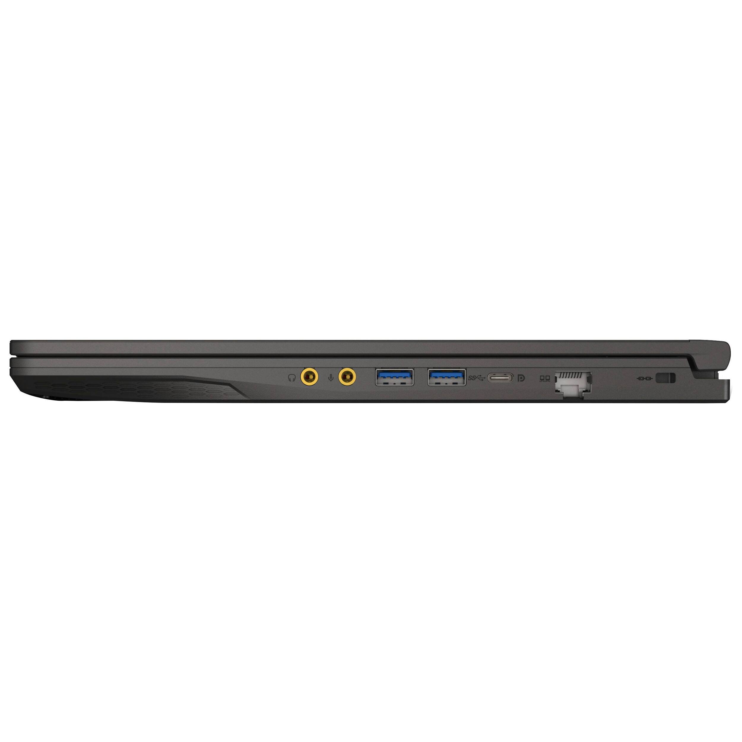 Alt View 5. MSI - THIN A15 15.6" 144Hz FHD Gaming Laptop - AMD R5-7535HS - GeForce RTX 4050 - 8GB Memory - 512GBSSD - Win 11 pro - Black.