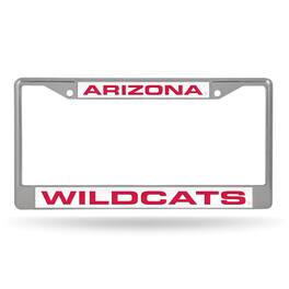 Rico Industries - Arizona Wildcats Chrome Metal Laser Cut License Plate Frame - Multi