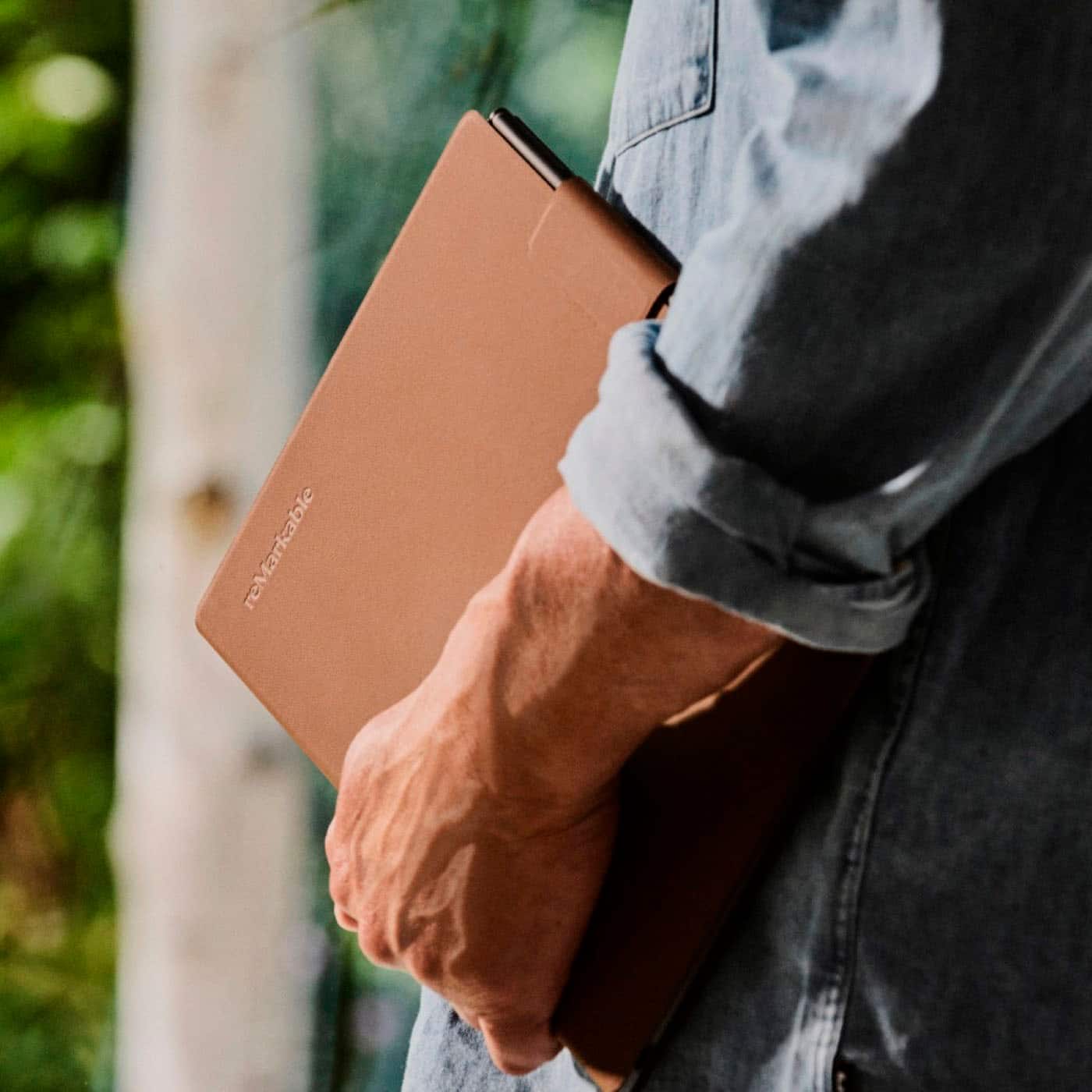 Alt View 14. reMarkable Paper Pro - reMarkable Paper Pro - Premium Leather Book Folio for your 11.8'' Paper Tablet - Brown.