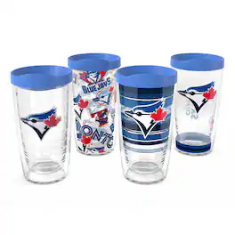 Tervis - Toronto Blue Jays Four-Pack 16oz. Classic Tumbler Set - Multicolor