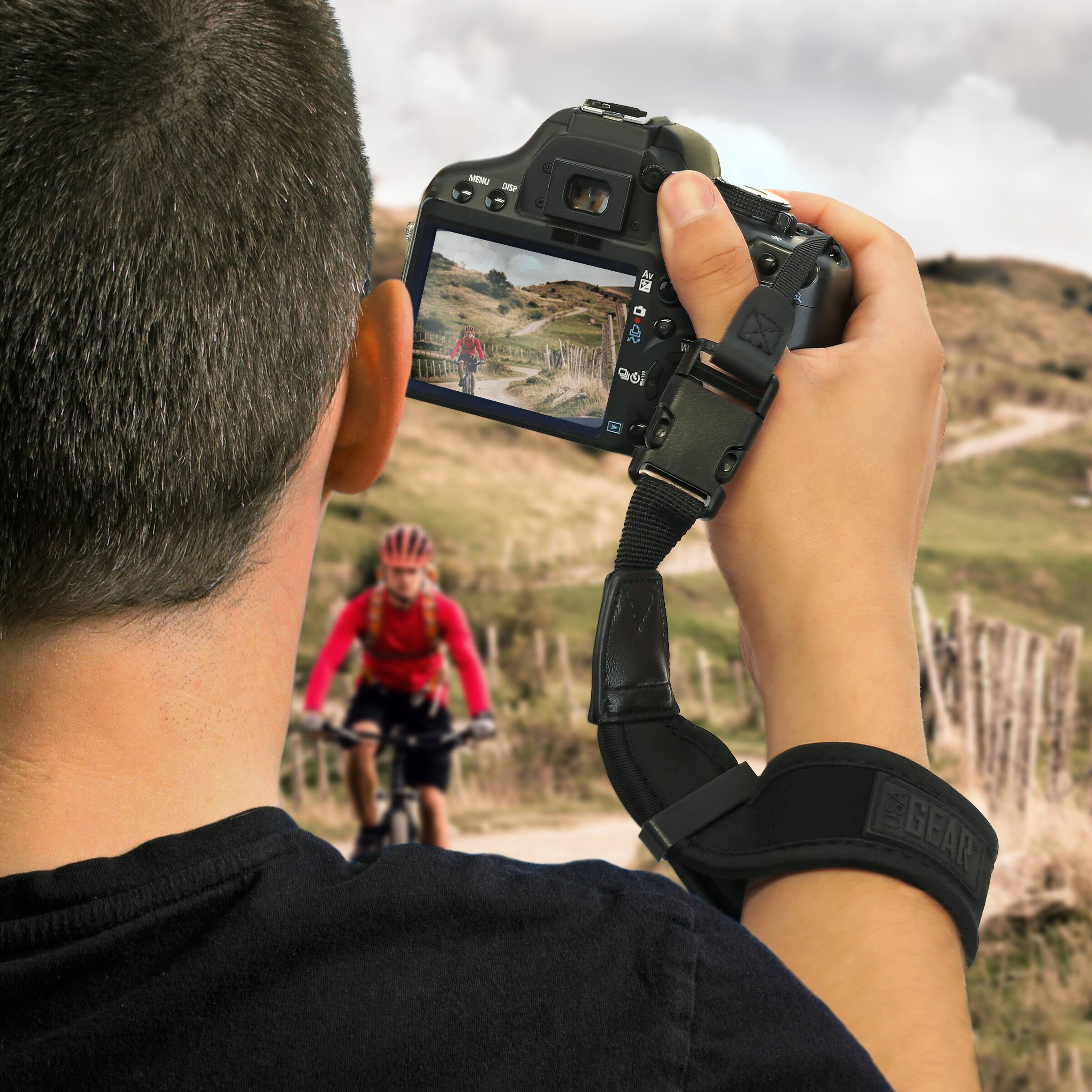 Alt View 1. USA Gear - Digital Camera Wrist Strap w/ Padded Neoprene & Quick Release Buckle System.